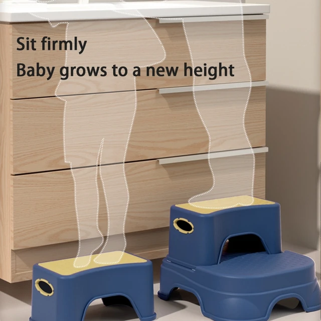 Marchepied antidérapant multifonctionnel pour enfants, repose-pieds épais,  simple ou double couche, enfants - AliExpress