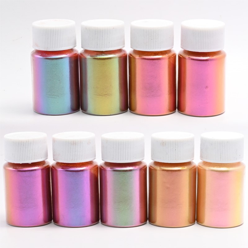 Best of 10g / Bottle Chameleon Powder Nail Chrome Pigment DIY Epoxy Resin Mold Dye Nail Art Glitter Dust Manicure DIY Mica Powder Pigments Reviews & Tips