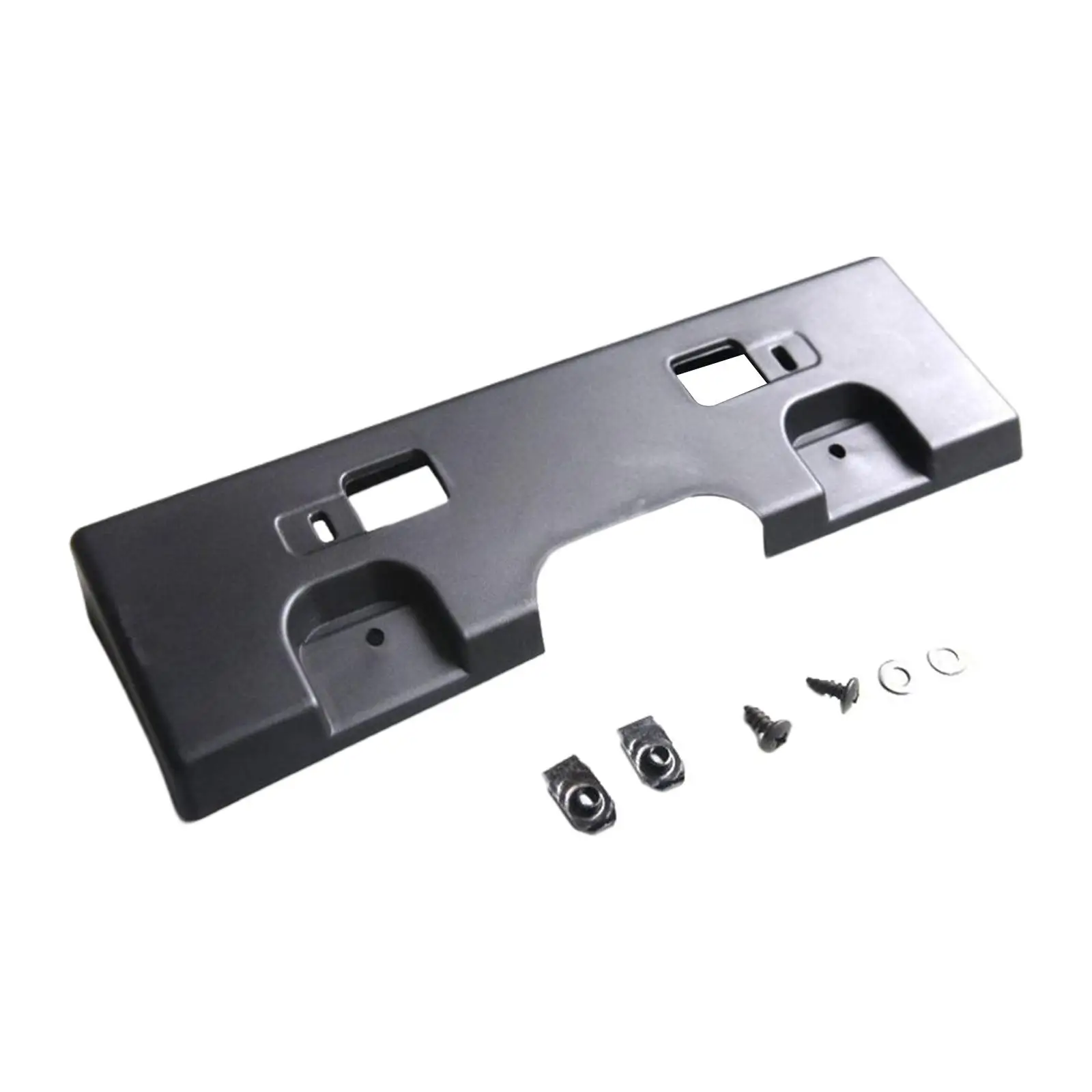 Front Bumper License Plate Bracket with HW Plastic License Tag Holder Fits for SENTRA 2007-12 847227091233 Car Supplies