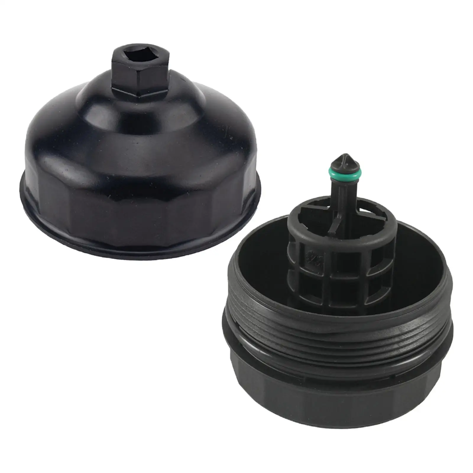 Oil Filter Housing Cover Caps 11427525334 Replace for BMW Z4 x1 x3 x4 x5 x6 M2 M3 M4 525Xi 528i