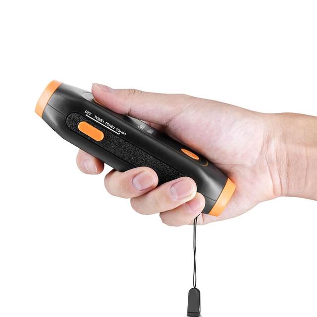 Lightweight Electronic Whistle 3 Sound with Lanyard Handheld Electric Whistle for Survival Basketball Soccer Referee Teacher
