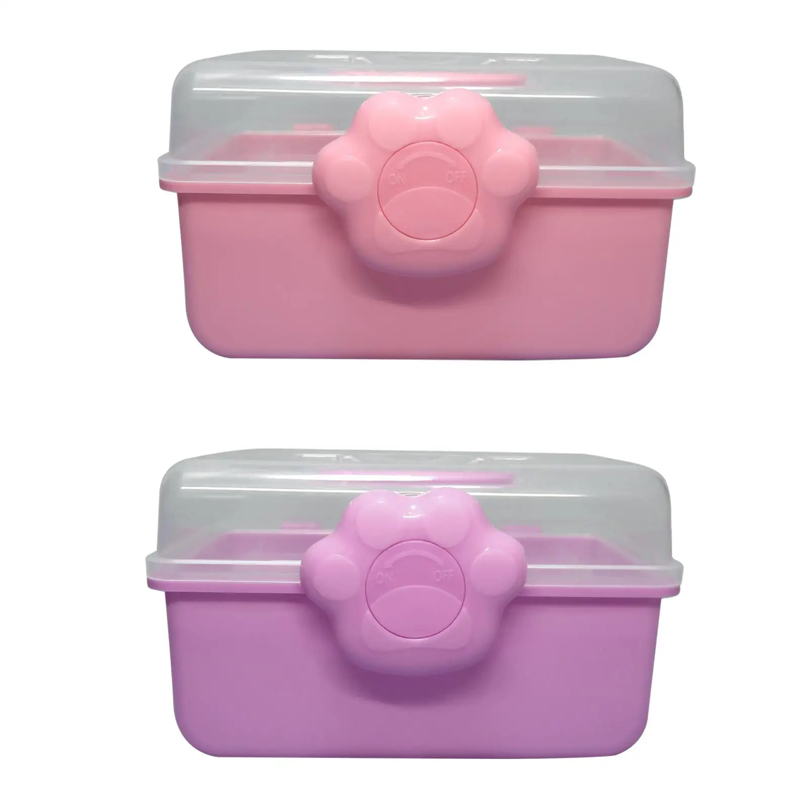 Hair Accessory Storage Case Double Layer Storage Box Display Case Sewing Box Organizer for Hair Clips Tools Cosmetics Toys