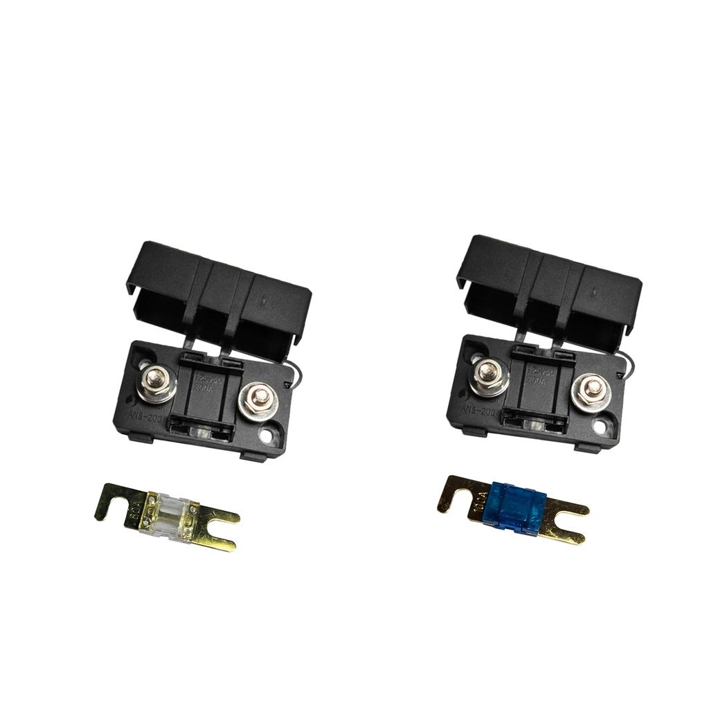 Heavy Duty ANS Midi Fuse Holder Unbreakable Base for RV Car 80A+100A