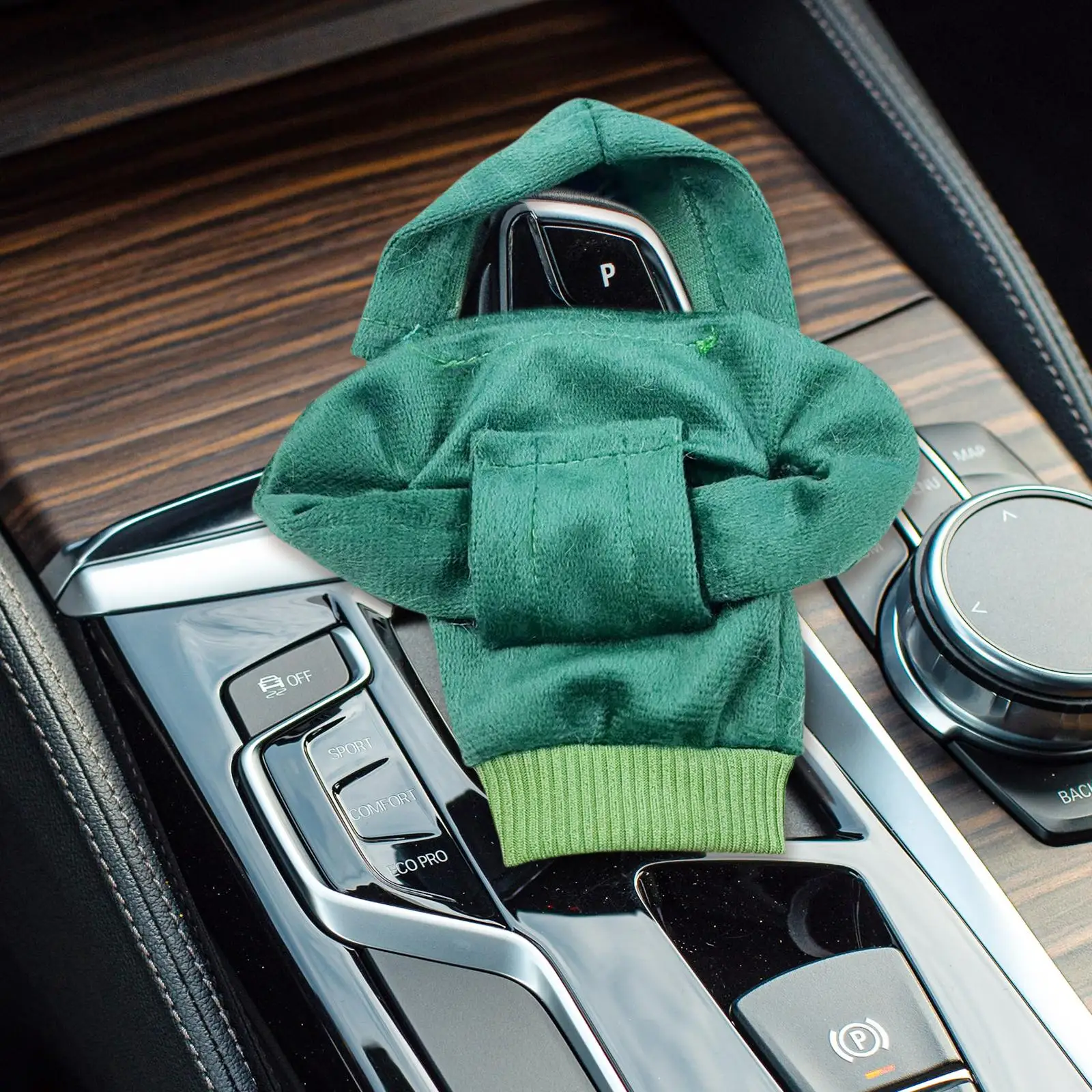 Automotive Gear Shifter Knob Cover Hoodie Sweatshirt Funny Shifter Protector