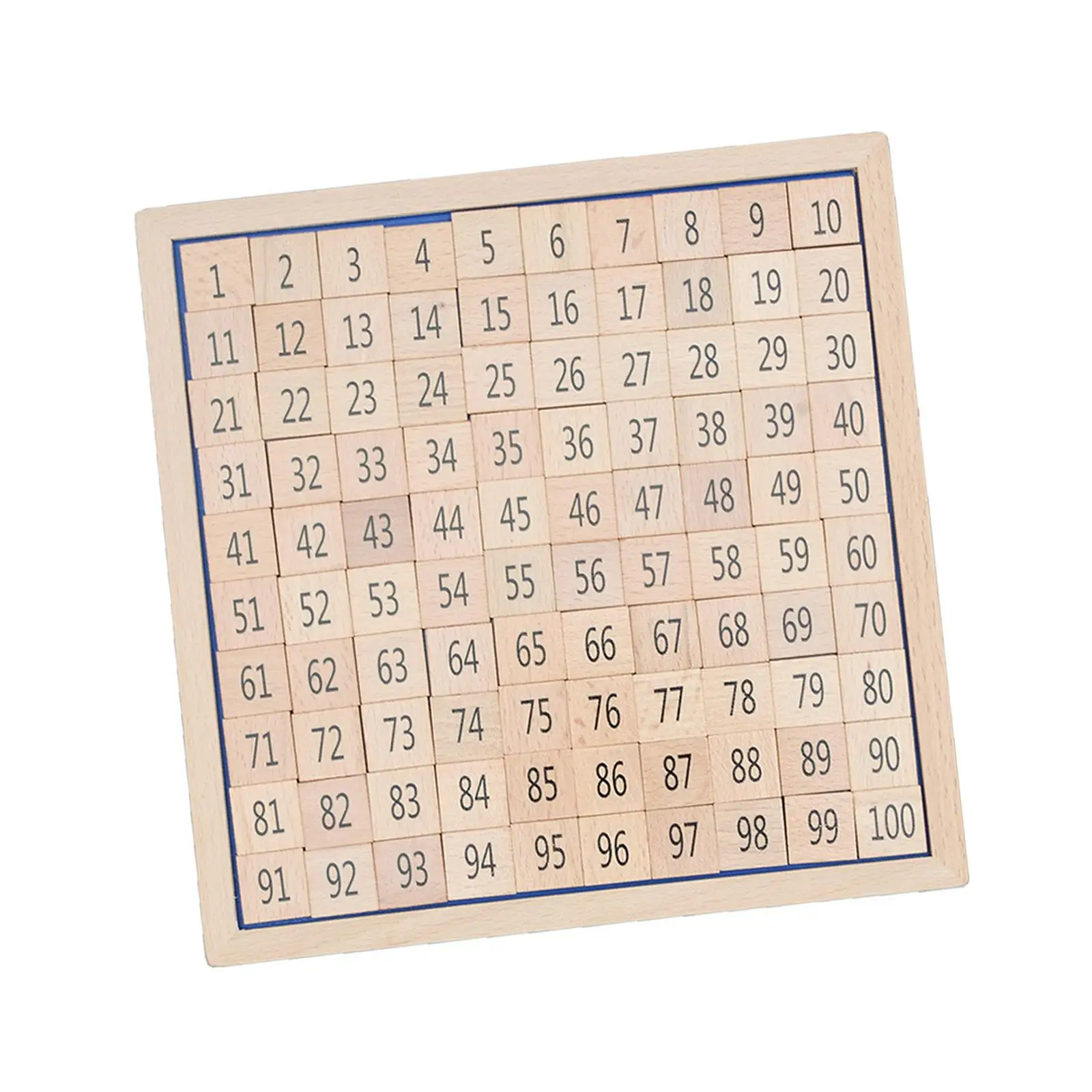 Addition Table Board 1 ~ 100 Numbers Math Teaching Aids for Nursery Kids
