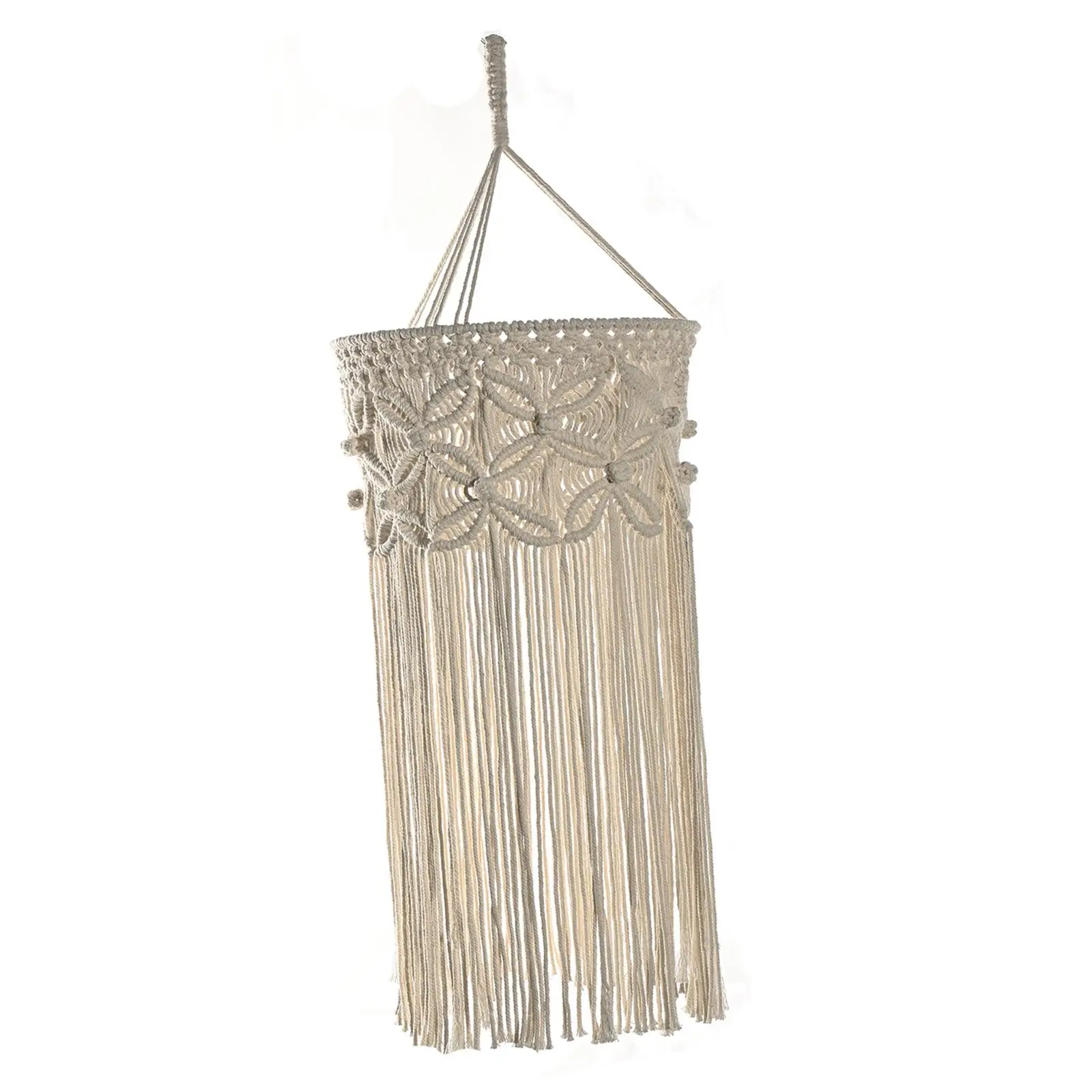 Macrame Hanging Lamp Shade Bohemian Lampshade for Hotel Kitchen Dining Table