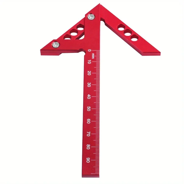 Center Finder Woodworking Square 45/90 Degree Right Angle