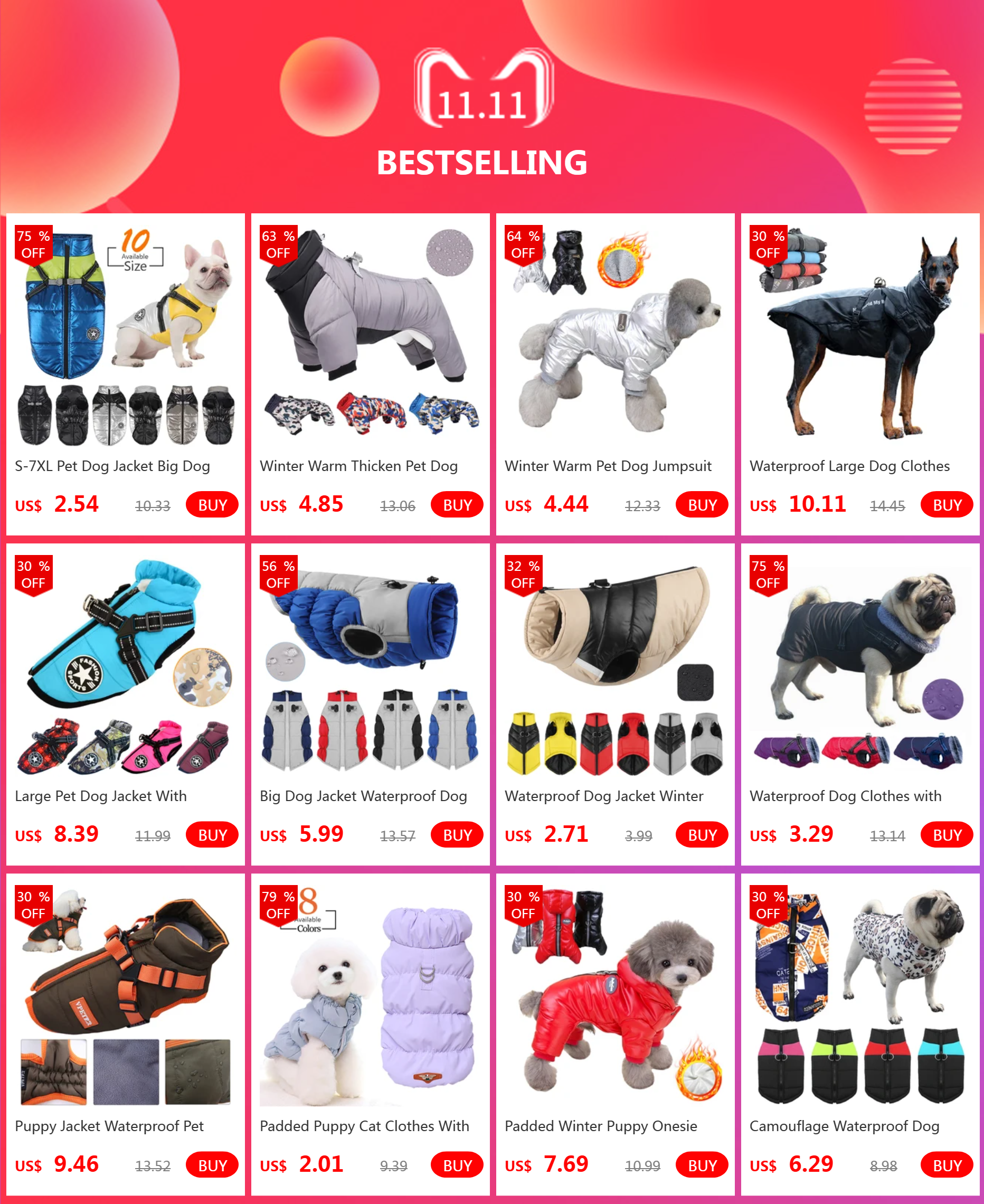 produtos para animais de estimação