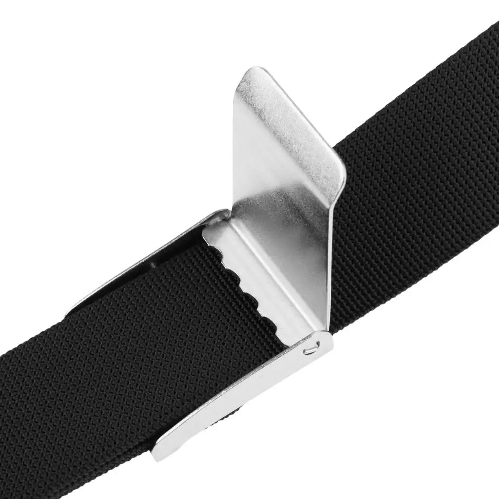 Durable Strong Nylon Scuba Dive Weight Belt Snorkeling Backplate Webbing Strap Freediving Accessory with Stainless Steel Buckle