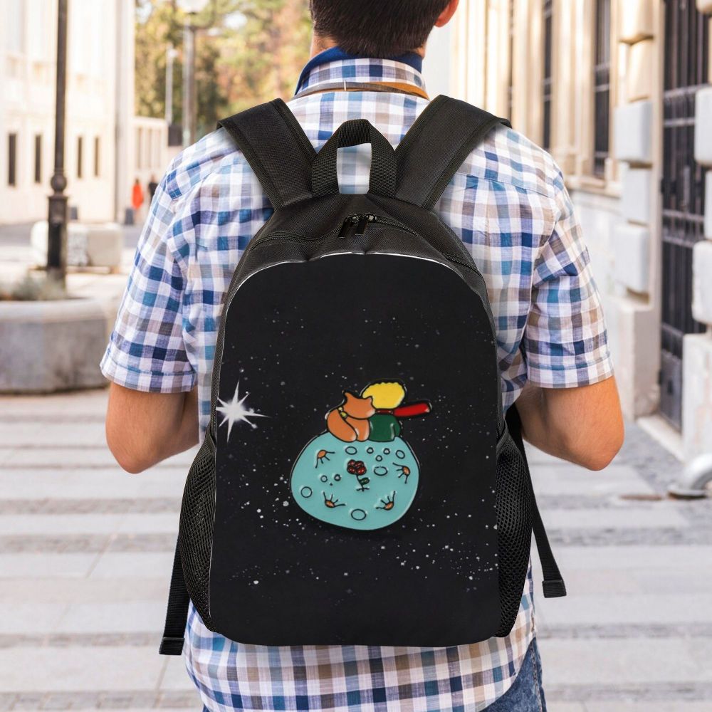 moda Bookbag para escola faculdade Le Petit Prince sacos