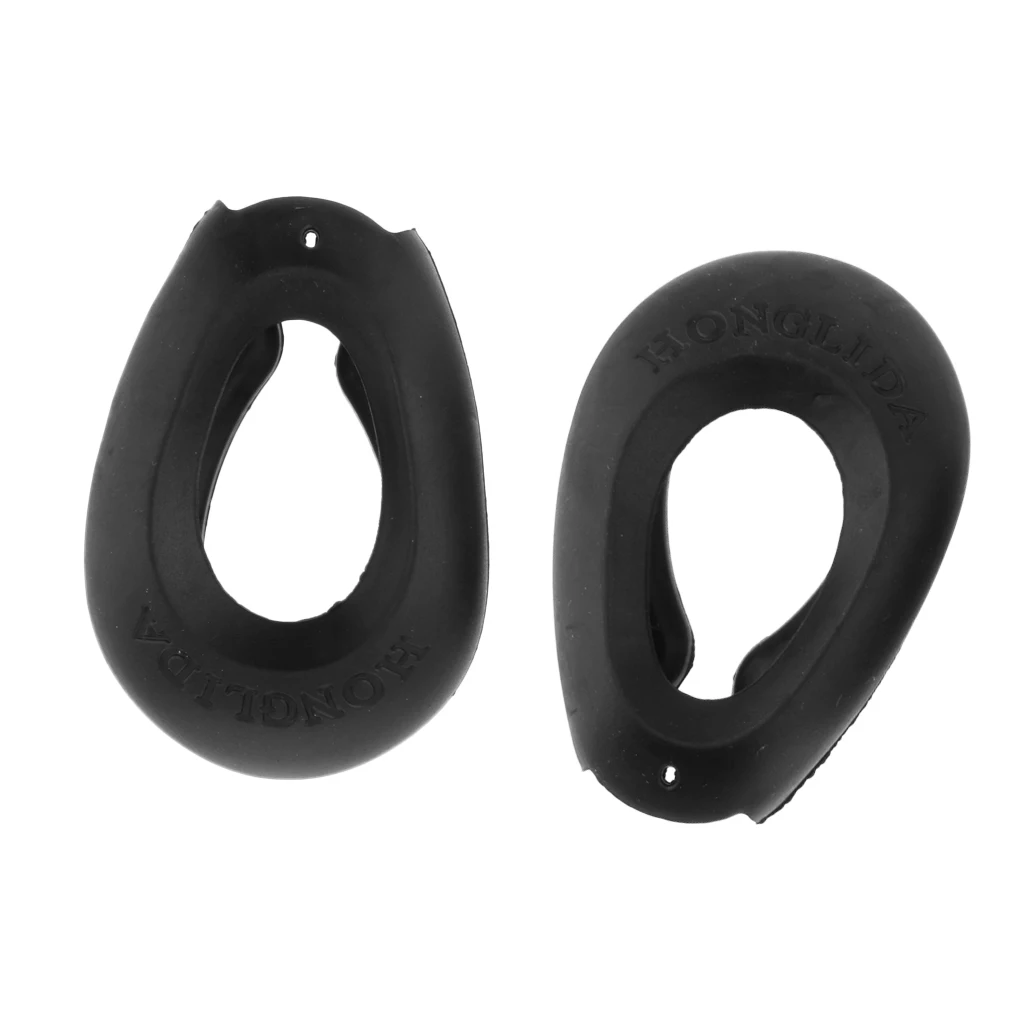 1 Pair Silicone Ear Shield Cover Salon Hairdressing Ear Protector Muffs Pad Cushion