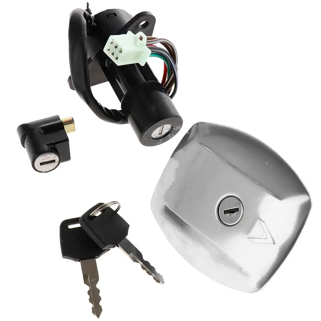 Ignition +Fuel Gas Tank+Steering Lock Set for Suzuki GS125