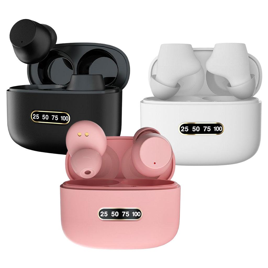 M8 Bluetooth Earbuds True Wireless Smart Display Small Multi-Point Connection Deep Bass Headphones for Travel Game Sport Work