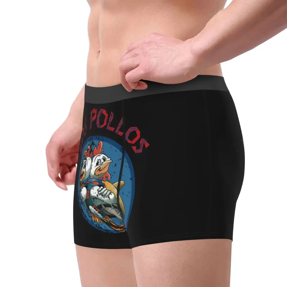 Men's Boxer Shorts Panties Los Pollos Hermanos Soft Underwear Gus Fring Breaking Bad Walter White Homme Plus Size Underpants boxer underwear