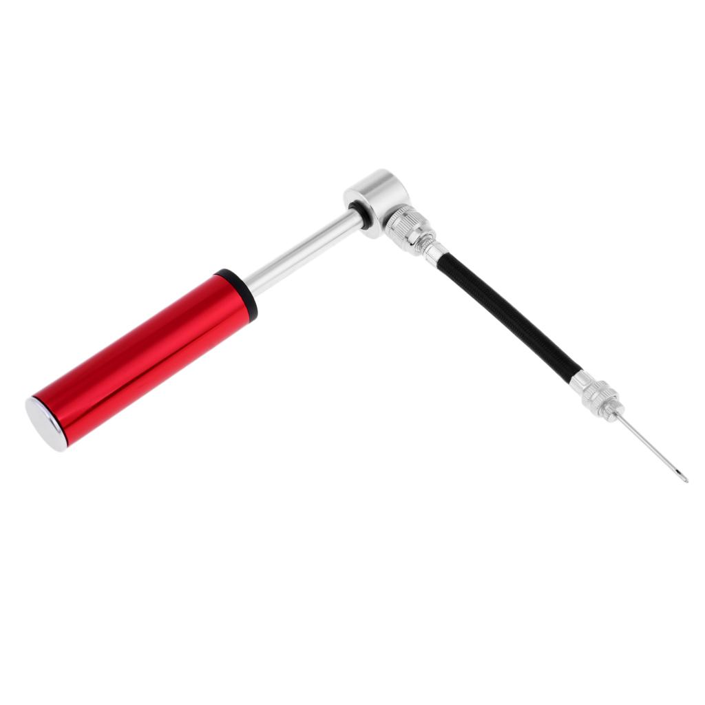 Aluminium Alloy Air Pump ball  Bicycle Bike Inflator Tire Portable Hand