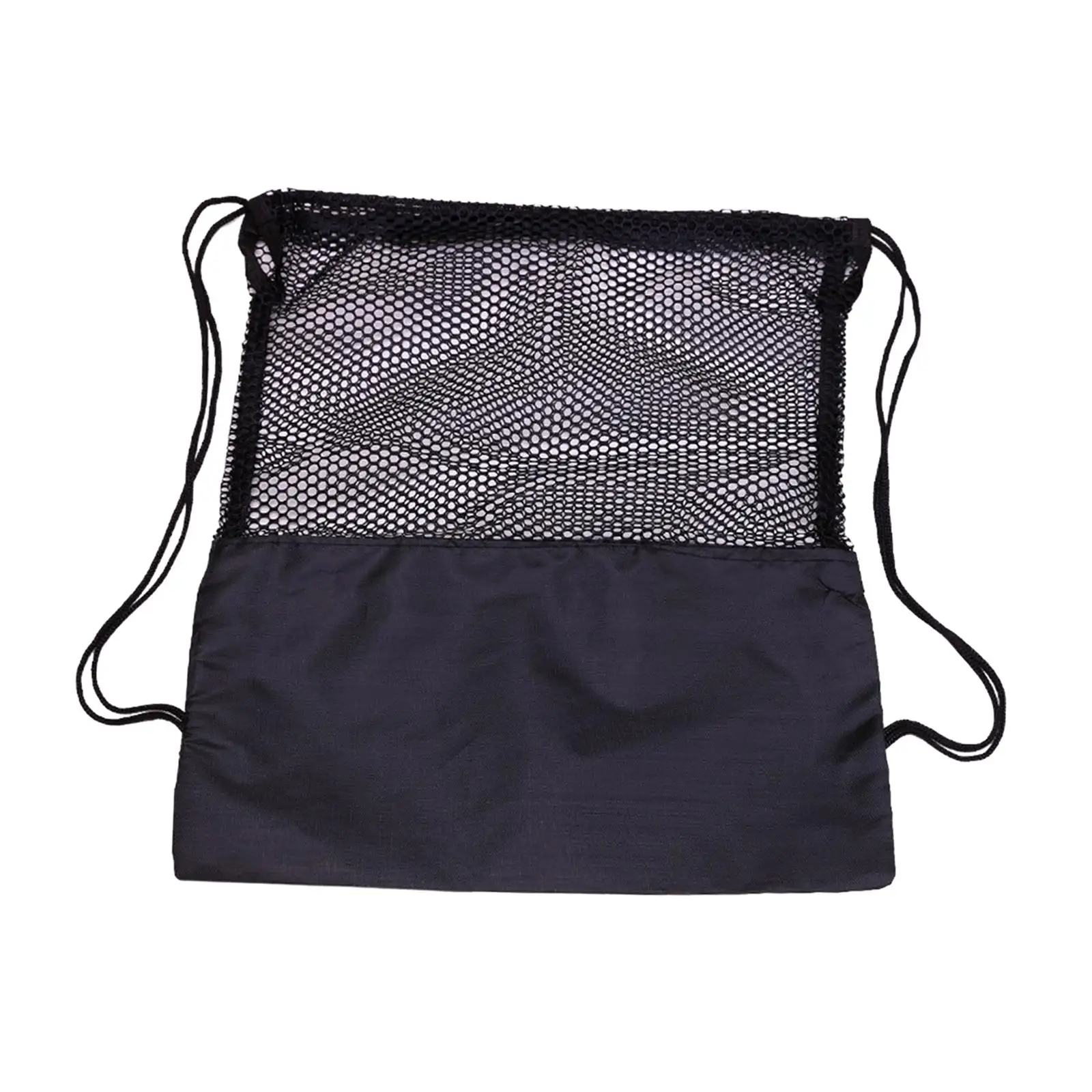 Basketball Mesh Bag Sackpack Ball Holder Drawstring Backpack Ball Storage Bag for Dance Volleyball Travel Football Marathons