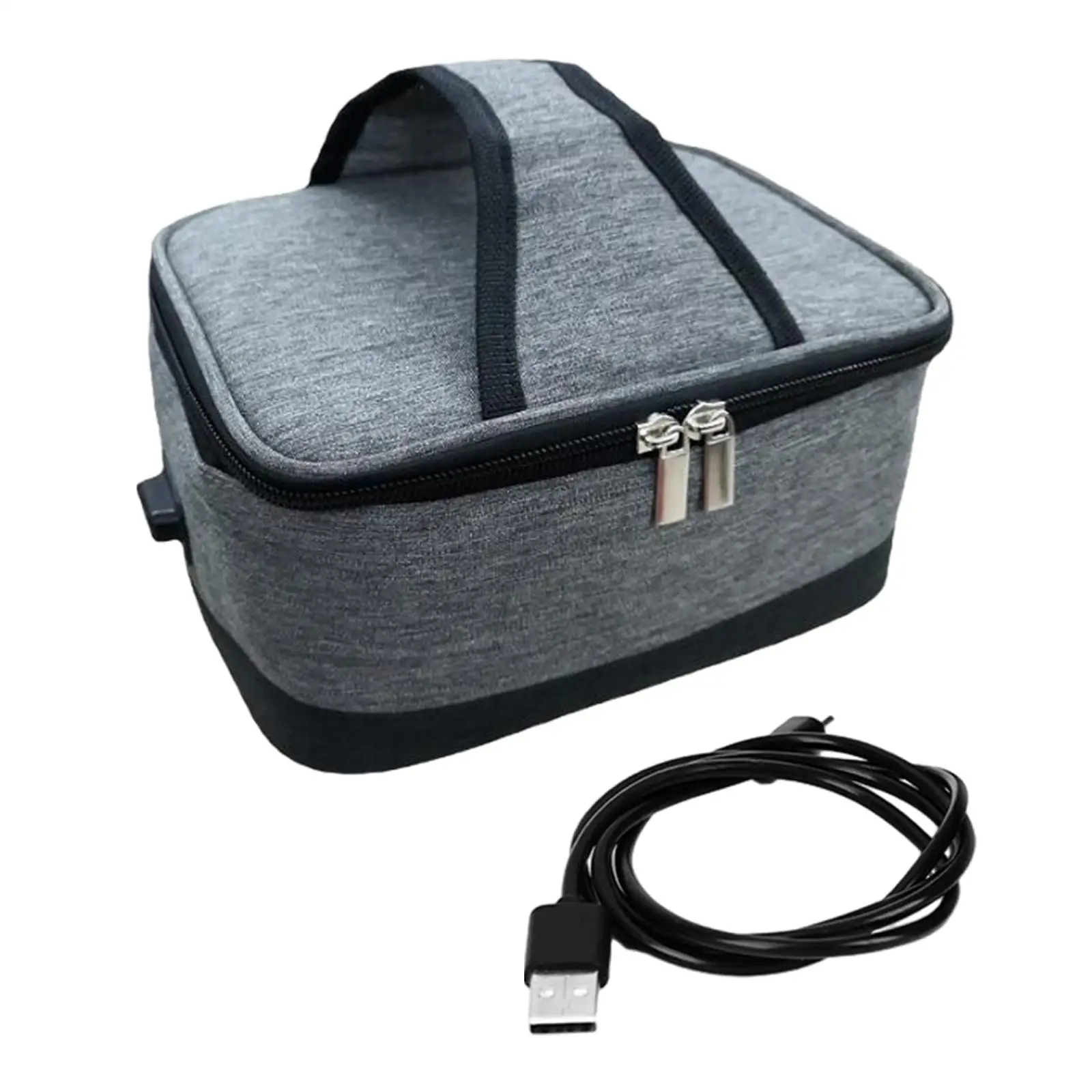 Electric Heating Bag Insulation Bag USB Food Warmer for Travel Cooking Picnic