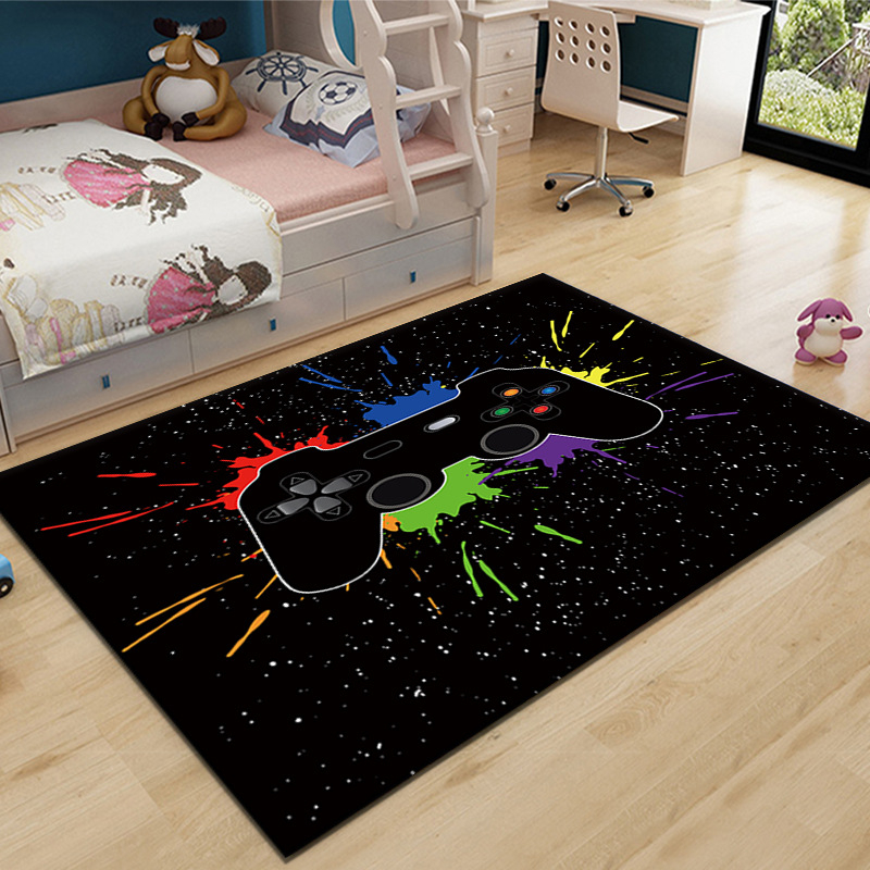 Title 21, Game E-sports Room Decoration Rug Cartoon Gamep...