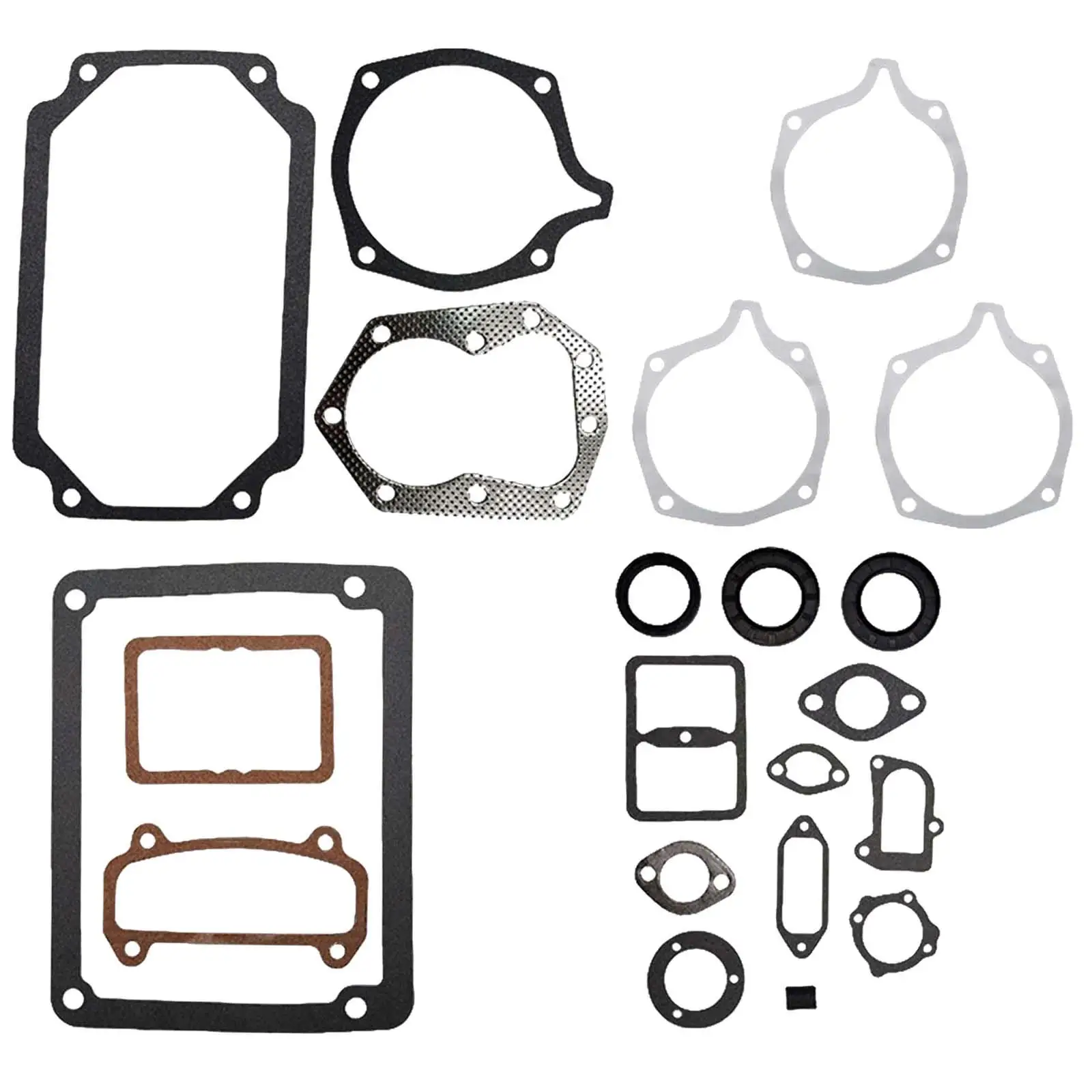 47 755 08-S Gasket Set Replacement Silver for  K241  Mowers 10 12 14 HP Engines Horticulture Garden Lawn