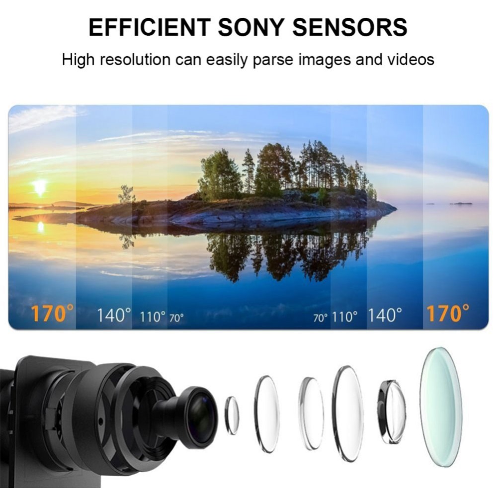 Caméra sport ultra hd 4k étanche avec wifi et télécommande_voghion.com