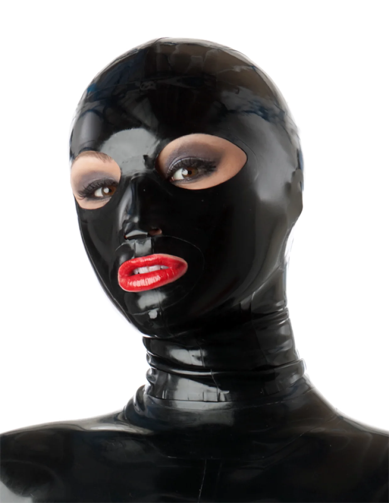 Латексная капюшон Сексуальная Фетиш черная резиновая маска с задней молнией  Косплей Хэллоуин костюмы на заказ для мужчин женщин | AliExpress