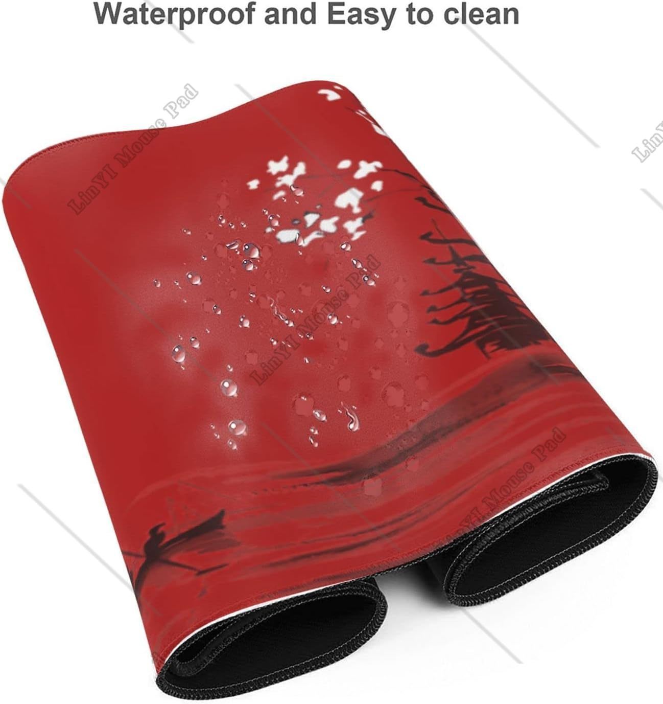 Mouse Pad, base de borracha antiderrapante, Office Laptop, 31,5 