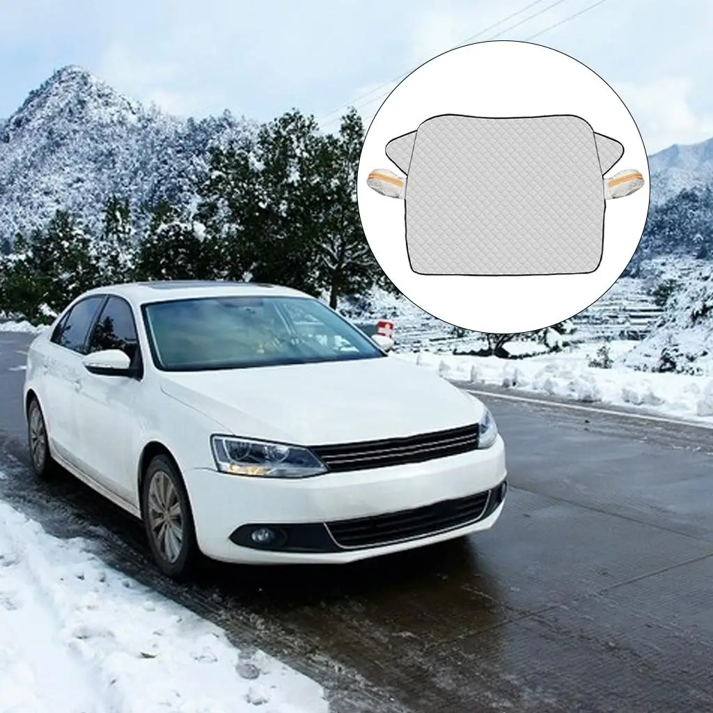 Car Windshield Snow Cover Windscreen Snow Protector Thick Multifunctional