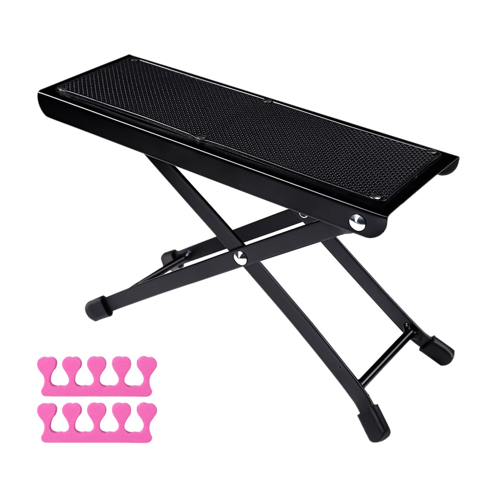 Pedicure Desk Footrest Adjustable Angles Toenails Rest Cushion for Home