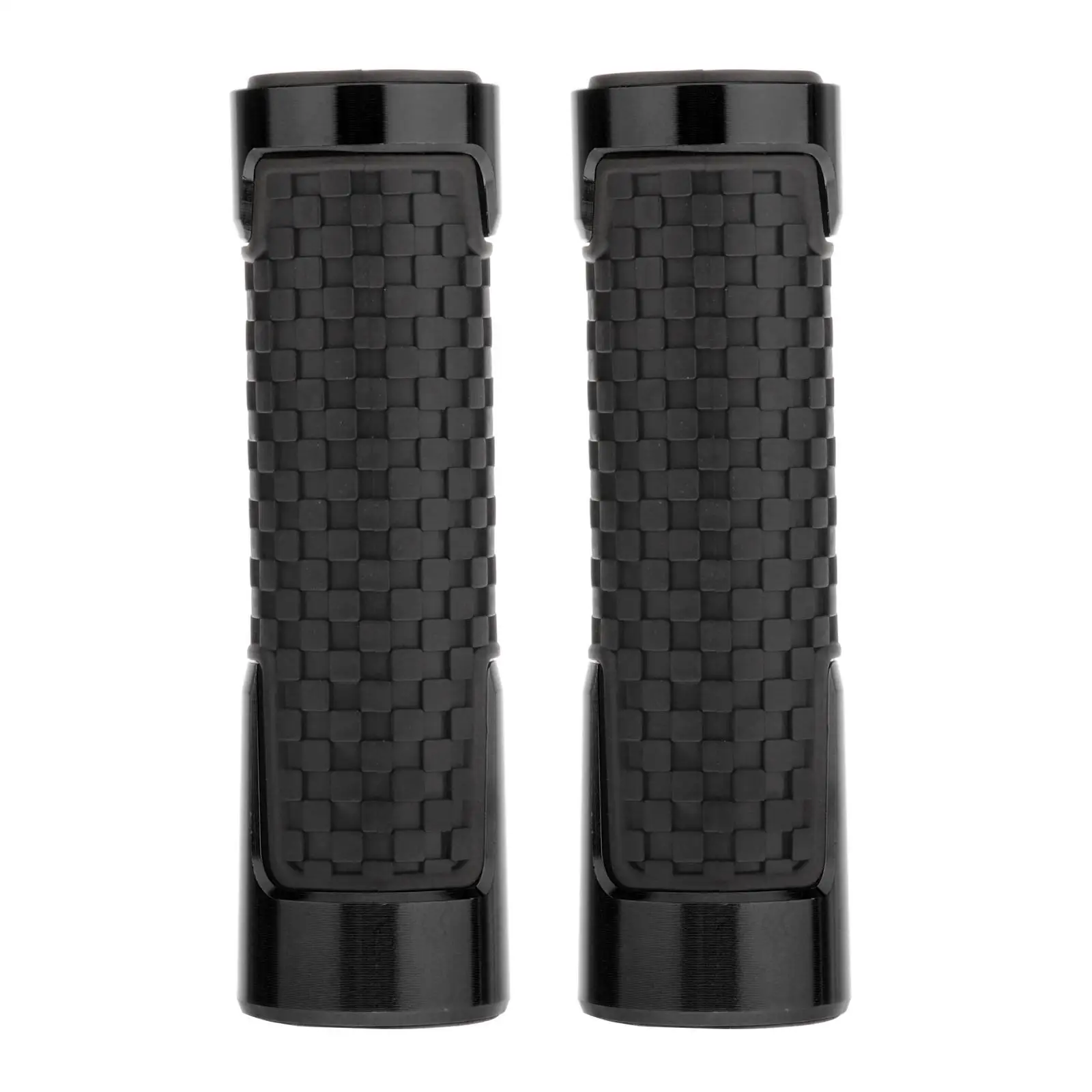 2x Motorcycle Hand Grips Motocycle Accessories Easily Replace Black/Golden