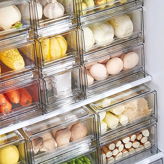 Stackable Drawer Food Storage Box Conrainer Refrigerator Fruit Cheese  Vegetable Organizer Bins Large Capacity Juice Egg Case - AliExpress