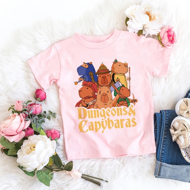 Title 8, Divertente Capybara Love T Shirt Bambini Kawaii...