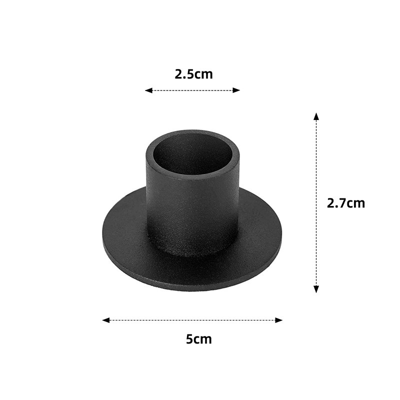 Description Picture 6 of itemUnique Candlestick Holders Decor for Home Party Dinning Room Wedding Anniversary Housewarming Gifts Black Candle Holder Stand