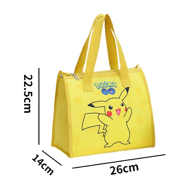 Official Pikachu Color Block Pokémon Fundamentals Lunch Bag