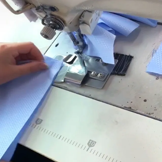 JUKI Brother Sewing Machine Single Needle Back Yoke Attachment Upper Sleeve  LAP SEAM FOLDER Patchwork Pull Cylinder Binde