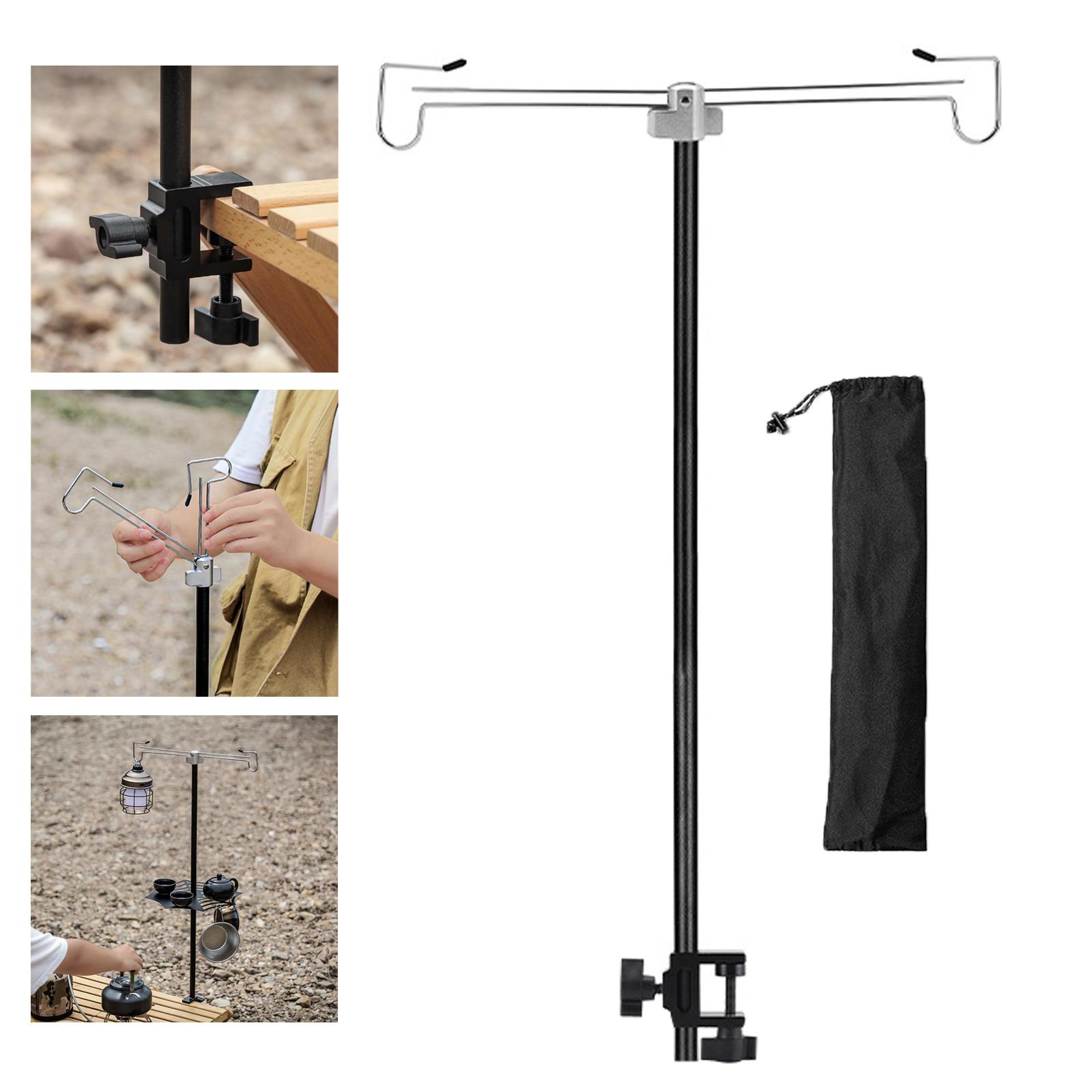 Lantern Stand Adjustable Post Tent Rod Outdoor Camping Lamp Pole for Picnic