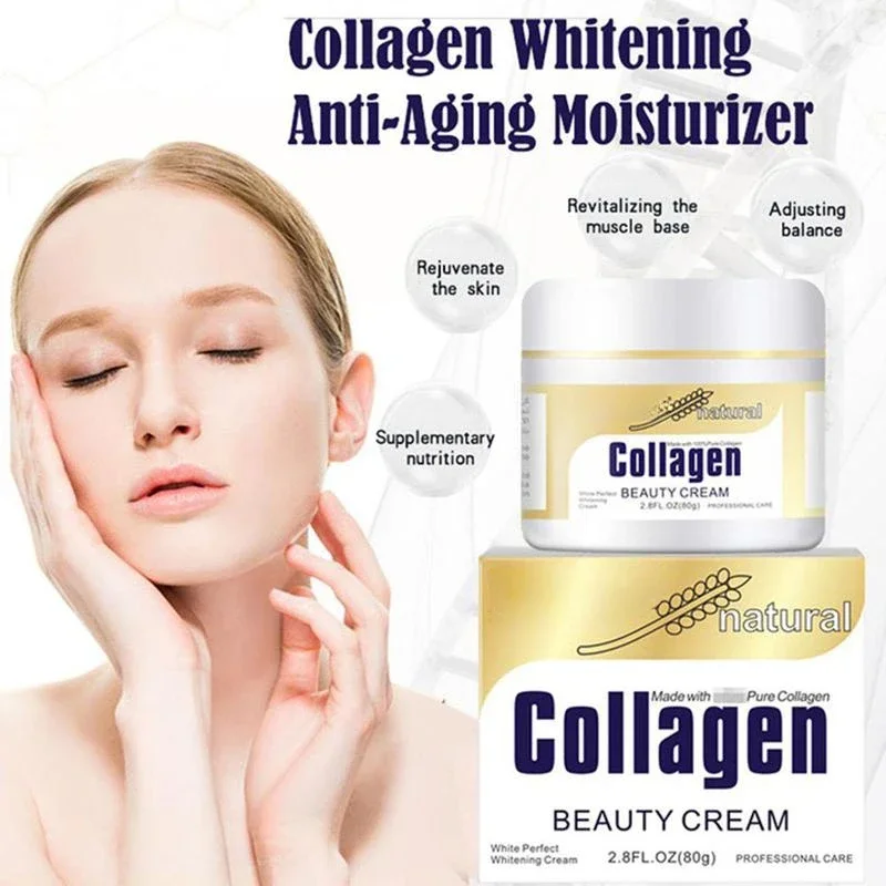 Best of 80g Collagen Lifting Cream Face Hydrating Cream Skin Care Whitening Moisturizing Anti Wrinkle Korean Cream NEW Reviews & Tips