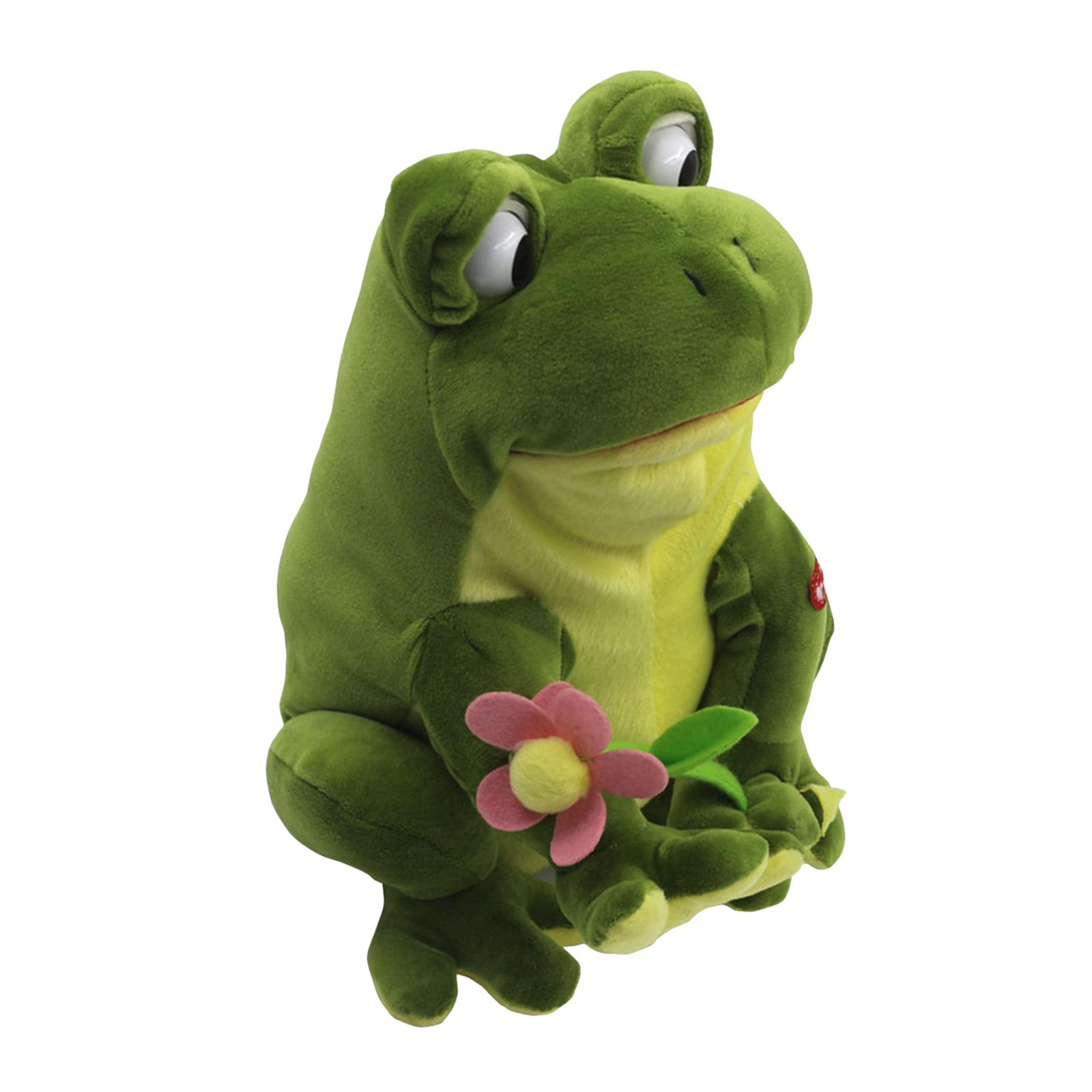 Crazy Frog Dancing Singing Plush Doll Electric Musical Stuffed Plush Toy Baby Toys Interest Gift For Boys Girls Toddler
