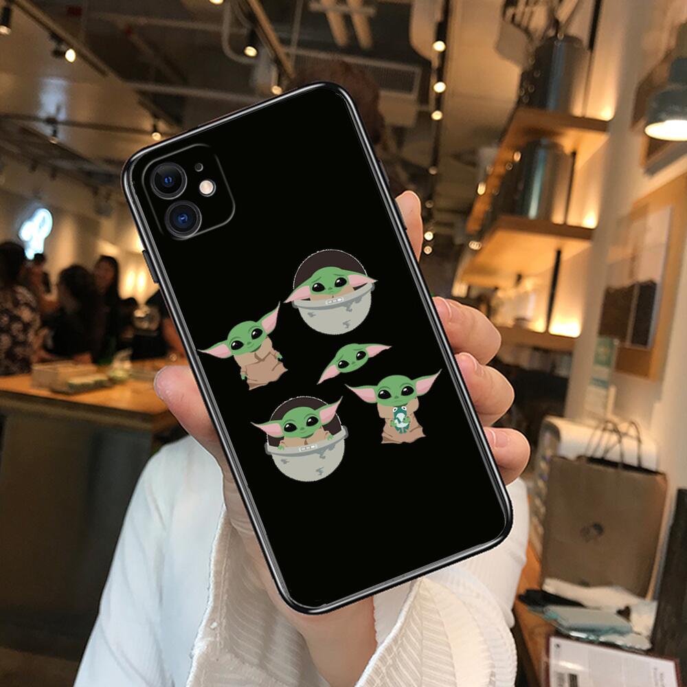 best case for iphone 13 pro max Cute Baby Yoda Phone Cases For iphone 13 Pro Max case 12 11 Pro Max 8 PLUS 7PLUS 6S XR X XS 6 mini se mobile cell case for iphone 13 pro max