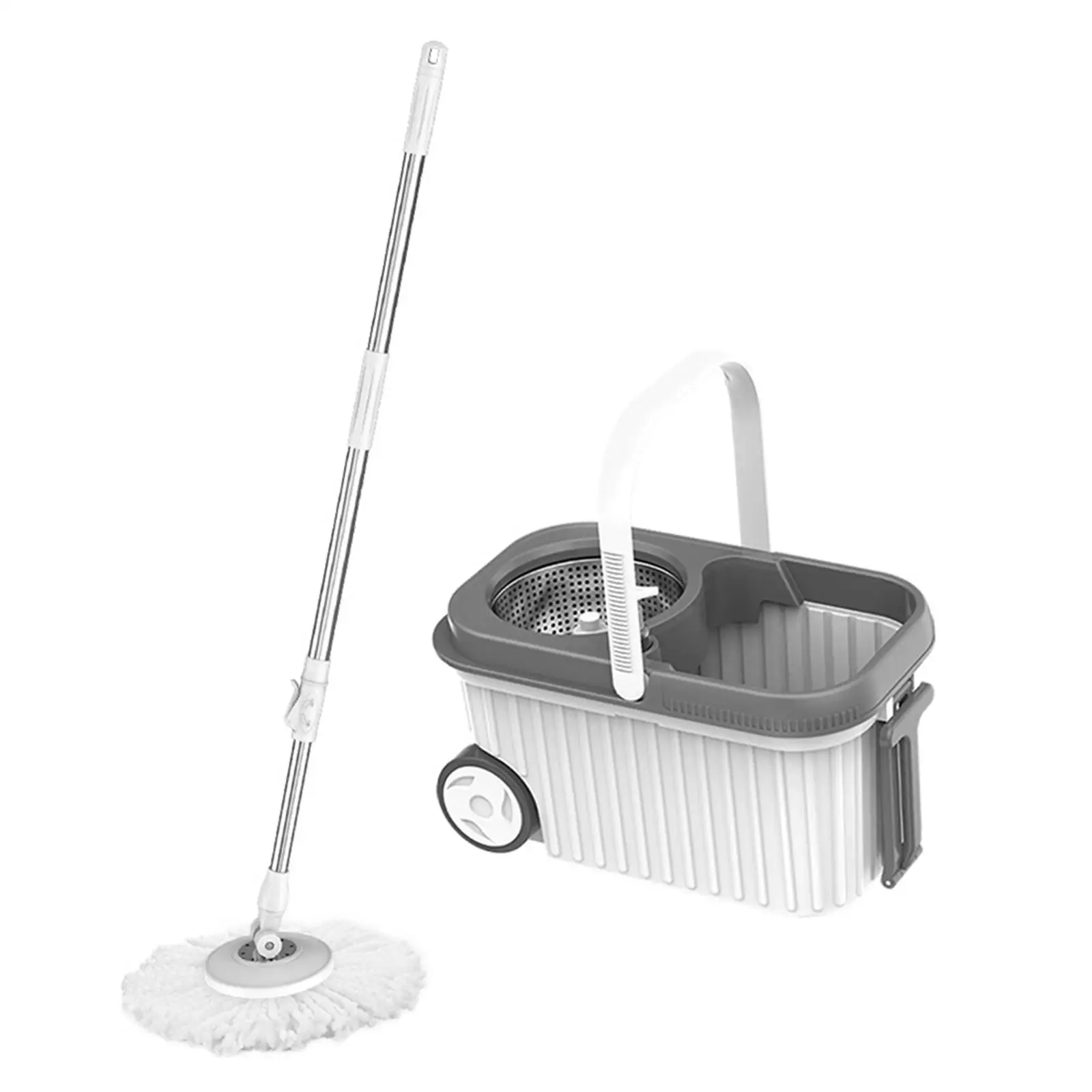 Household Hands Floor Mop and Bucket Home Floor Cleaning System Washable for Outdoor Shower Hardwood Floor Windows Wall