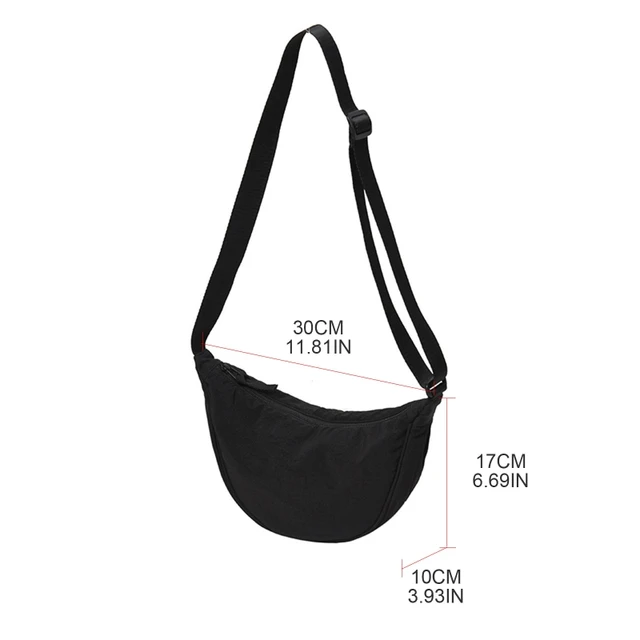 HeroNeo Casual Nylon Hobos Crossbody Bag for Women Men Shoulder Bags Large  Capacity Tote Lady Travel Shopper Bag Female Purses