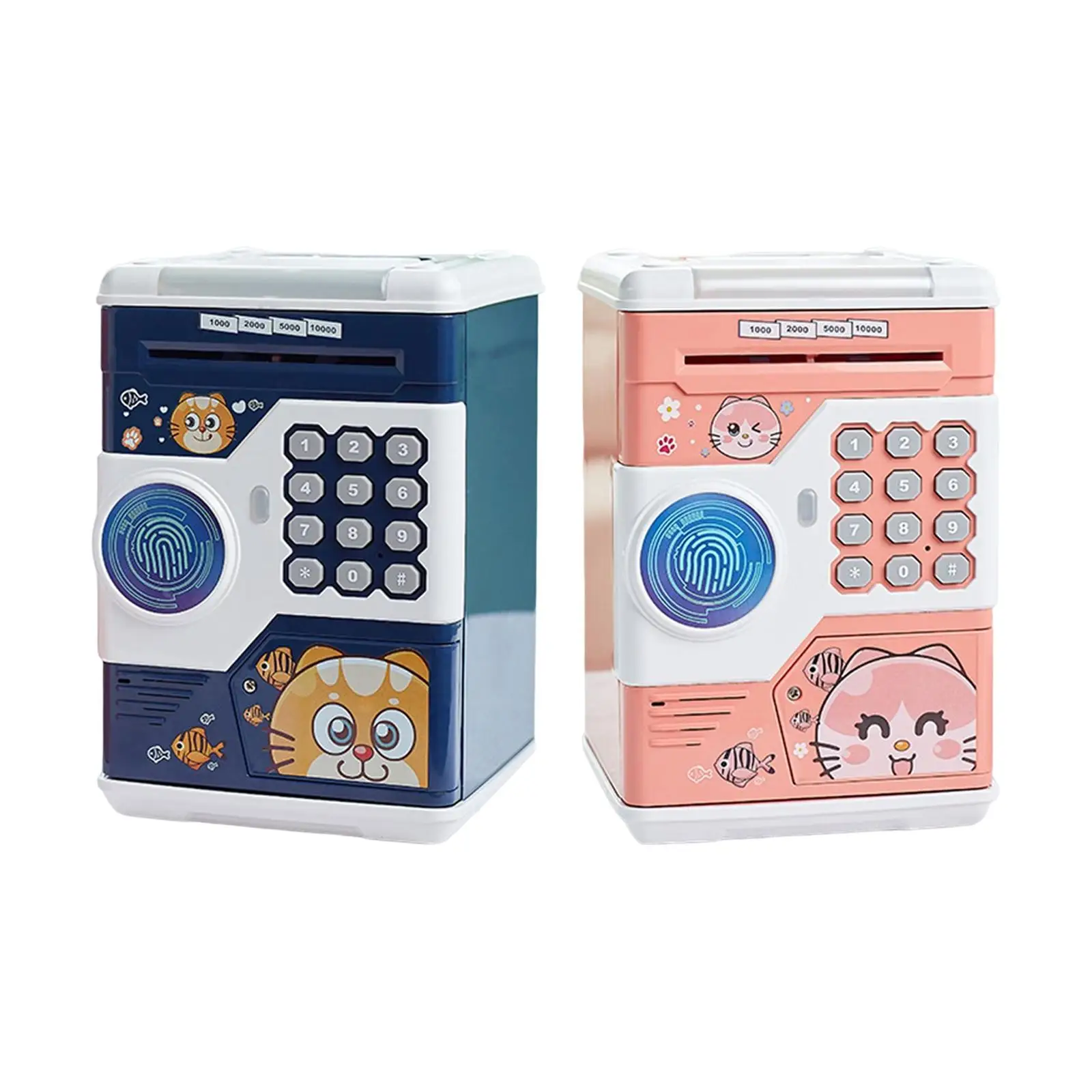  Bank Toy Fingerprint Password Code Lock    Saving Saving Bank Toy for Girls Birthday Gifts