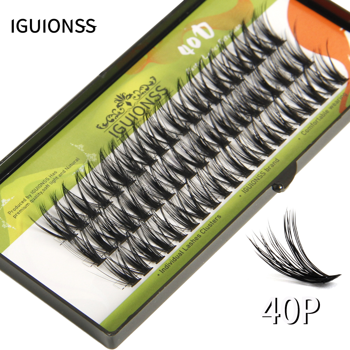 Best of IGUIONSS 30D 40D DIY Eyelash Extension Lash Clusters C / D / dd Curl 8 / 10 / 12 / 14 / 16mm Tray Melt Flare Lashes Natural Individual Lash Reviews & Tips