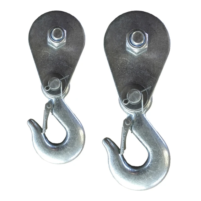Pulley Rope Reusable Adjustable Pulley Sling Lifting Rope Hook