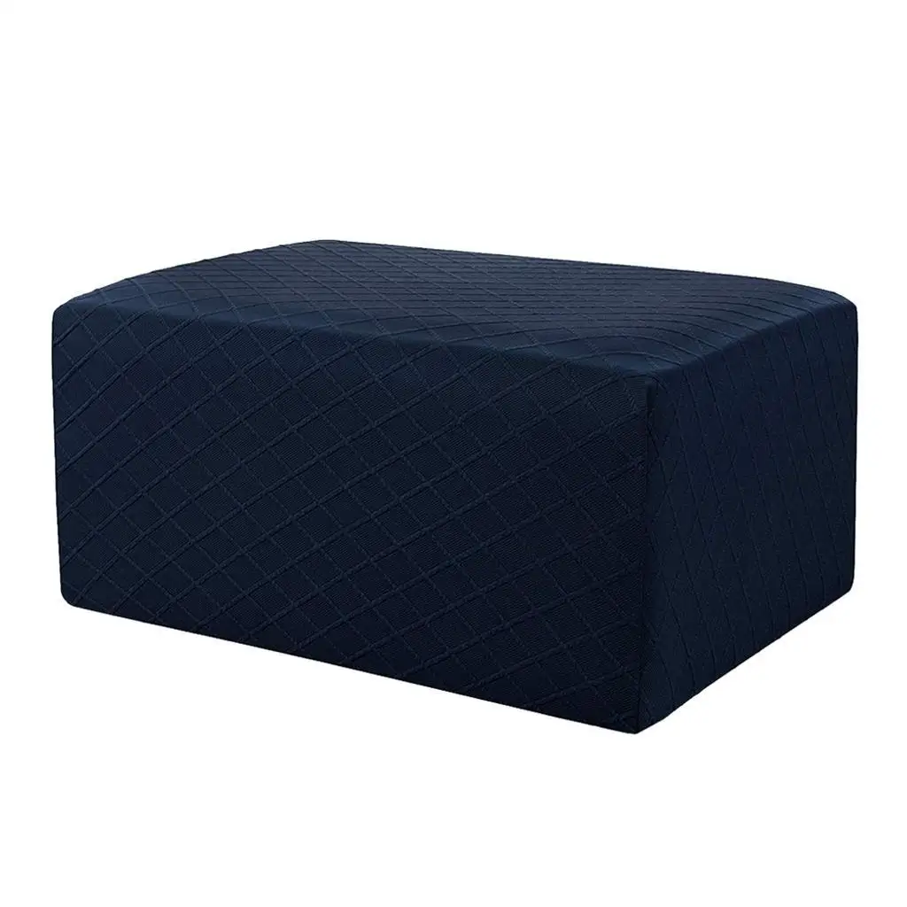 Water Ottoman Cover Stretch Rectangle Folding Storage Stool Ottoman Slipcovers