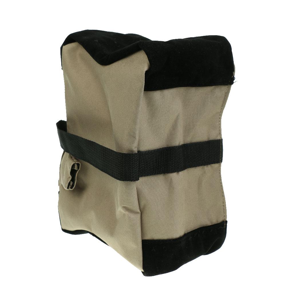 Large Shooting Sand Bag Set Bench Rest Range Gear Front Rear Bag - Unfilled