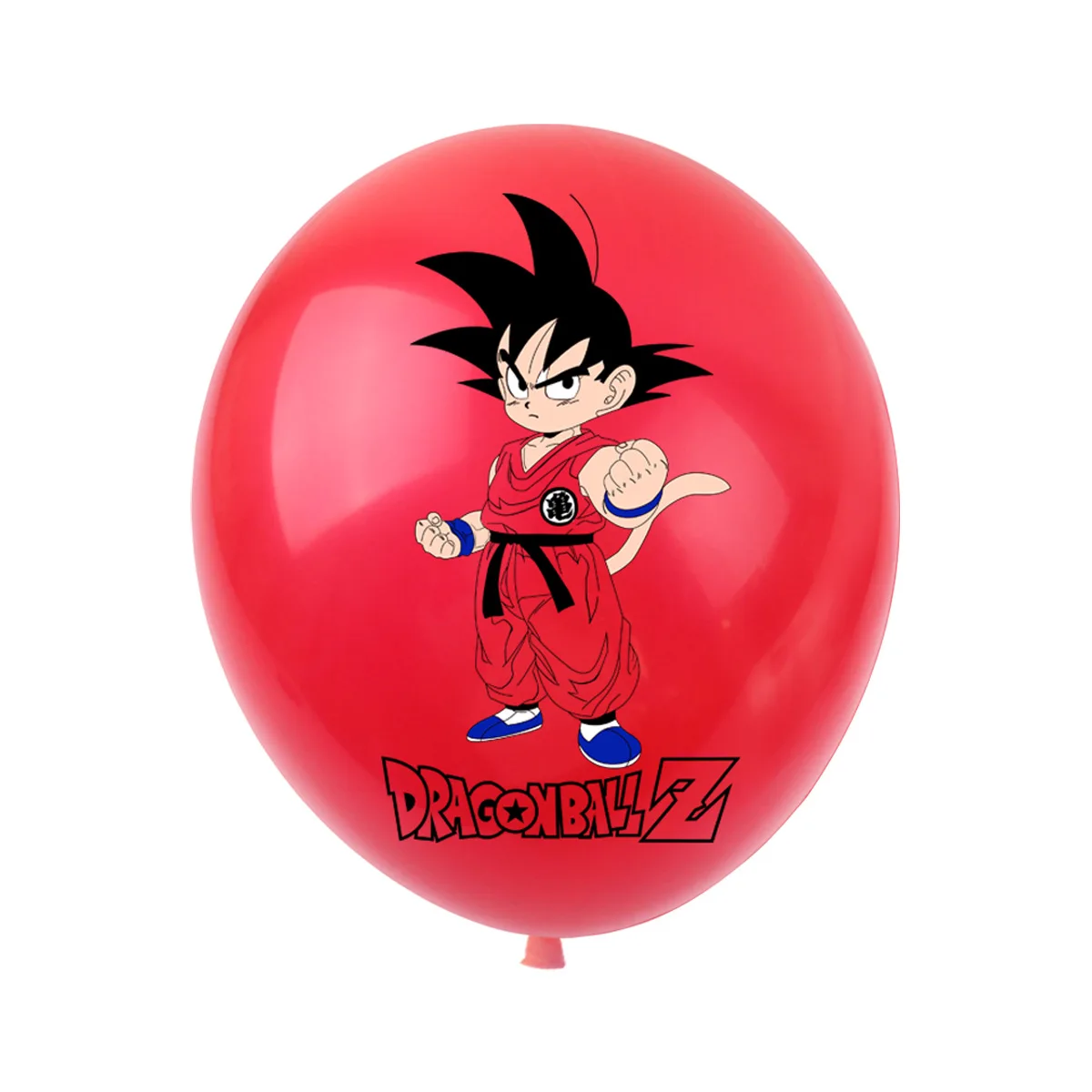 Dragon Ball Z Birthday Party Decoration Anime Tableware Invitation Cards Banner Backdrop Poster Cake Topper Number Balloon Set