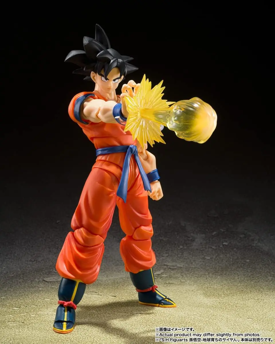 In Stock Bandai S.H.Figuarts Shf Son Goku's Effect Parts Set Dragon Ball Z Action Figure Collectible Toy Gift