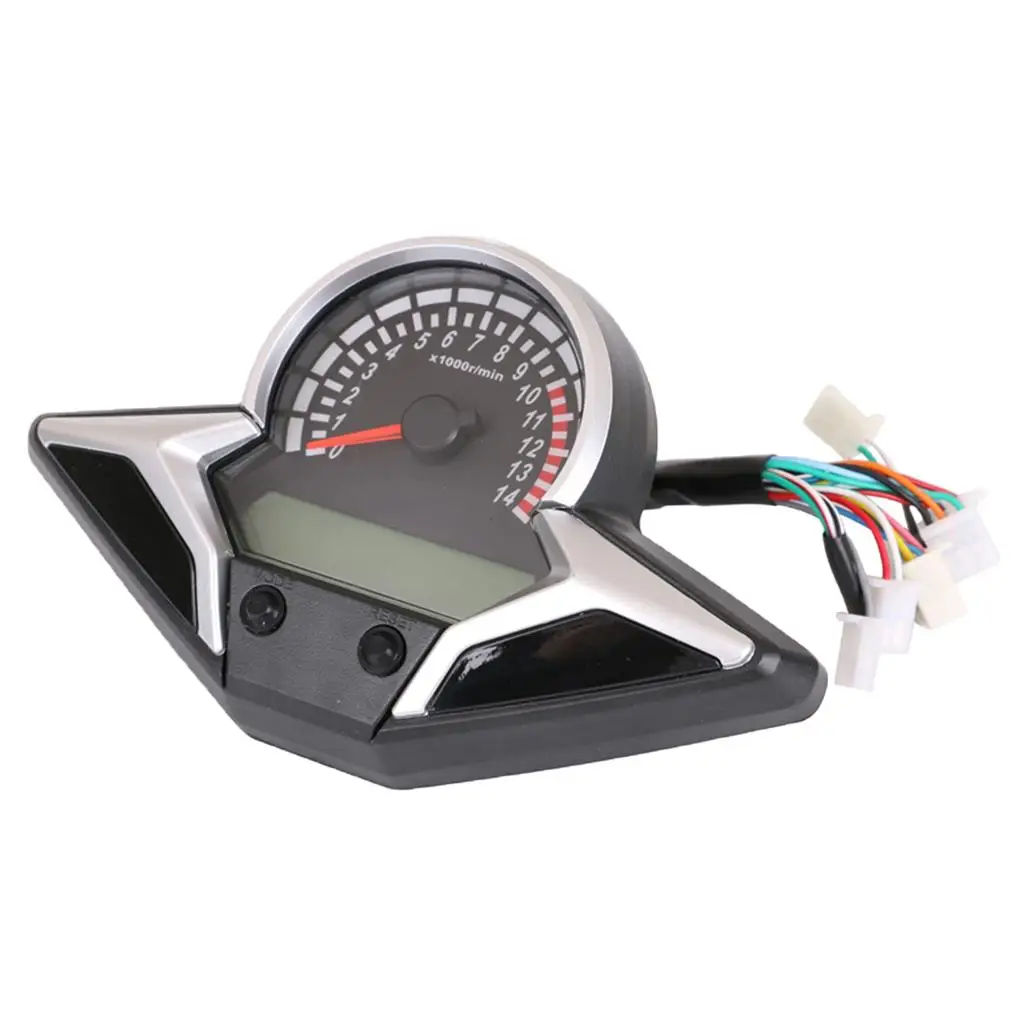 124MPH/199kmh 15000 rpm LCD Digital  for 50 250  ( Design  Indicator Lights)