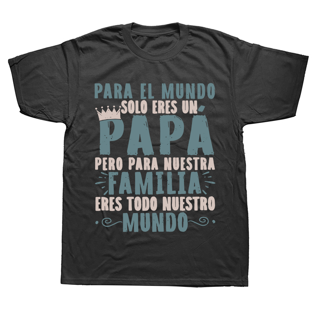 T-shirt dia do pai presente divertido para pai em espanhol_voghion.com