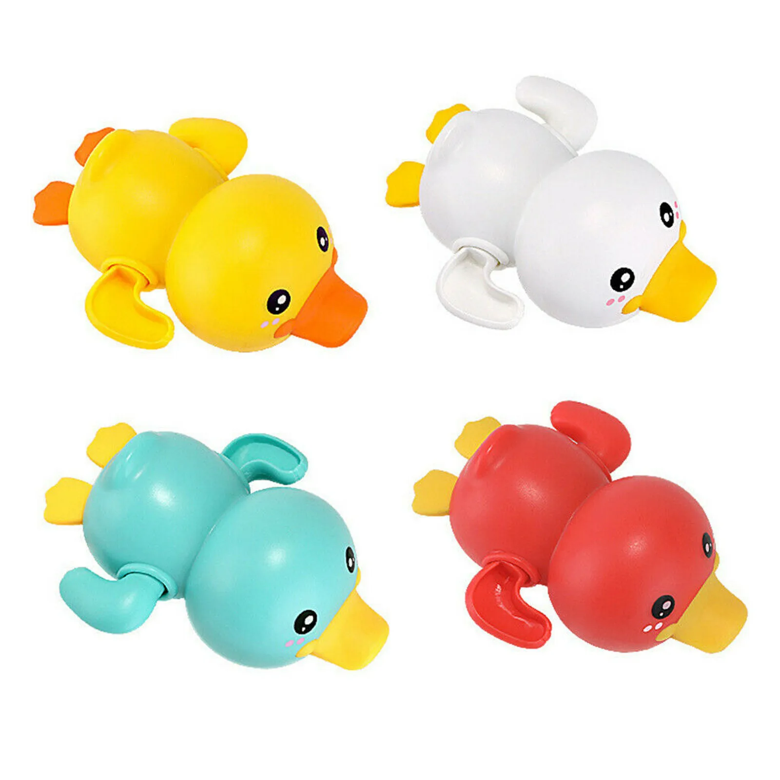 best Baby & Toddler Toys Baby Bath Toys Bathing Ducks Cartoon Animal Whale Crab Swimming Pool Classic Chain Clockwork Water Toy For Infant 0 24 Months top Baby & Toddler Toys